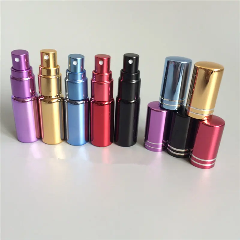 5ML SmallPerfume Bottle Refillable UV Glass Perfume Atomizer Fragrance Bottle Vials F20171561
