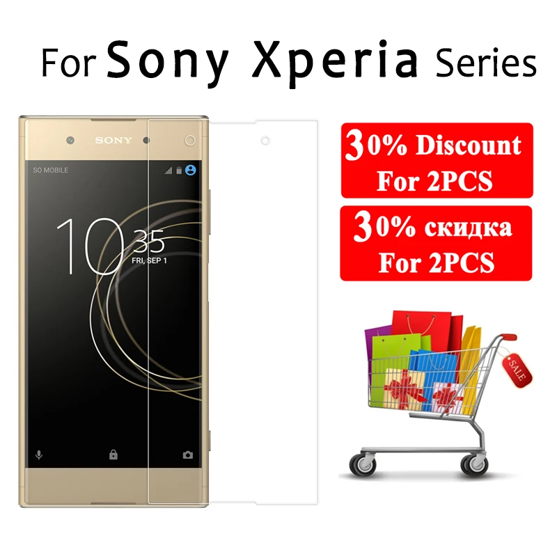 Для Sony Xperia Xa1 закаленное стекло для Xa Защитное Soni Xa2 Plus Ultra 1 2 X A защита экрана 2.5D