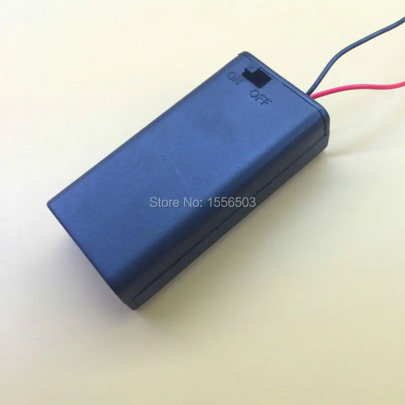 50 шт. оптовая продажа батарейный блок для 2 держатель батареи AA 2X1.5V 3В колпачок