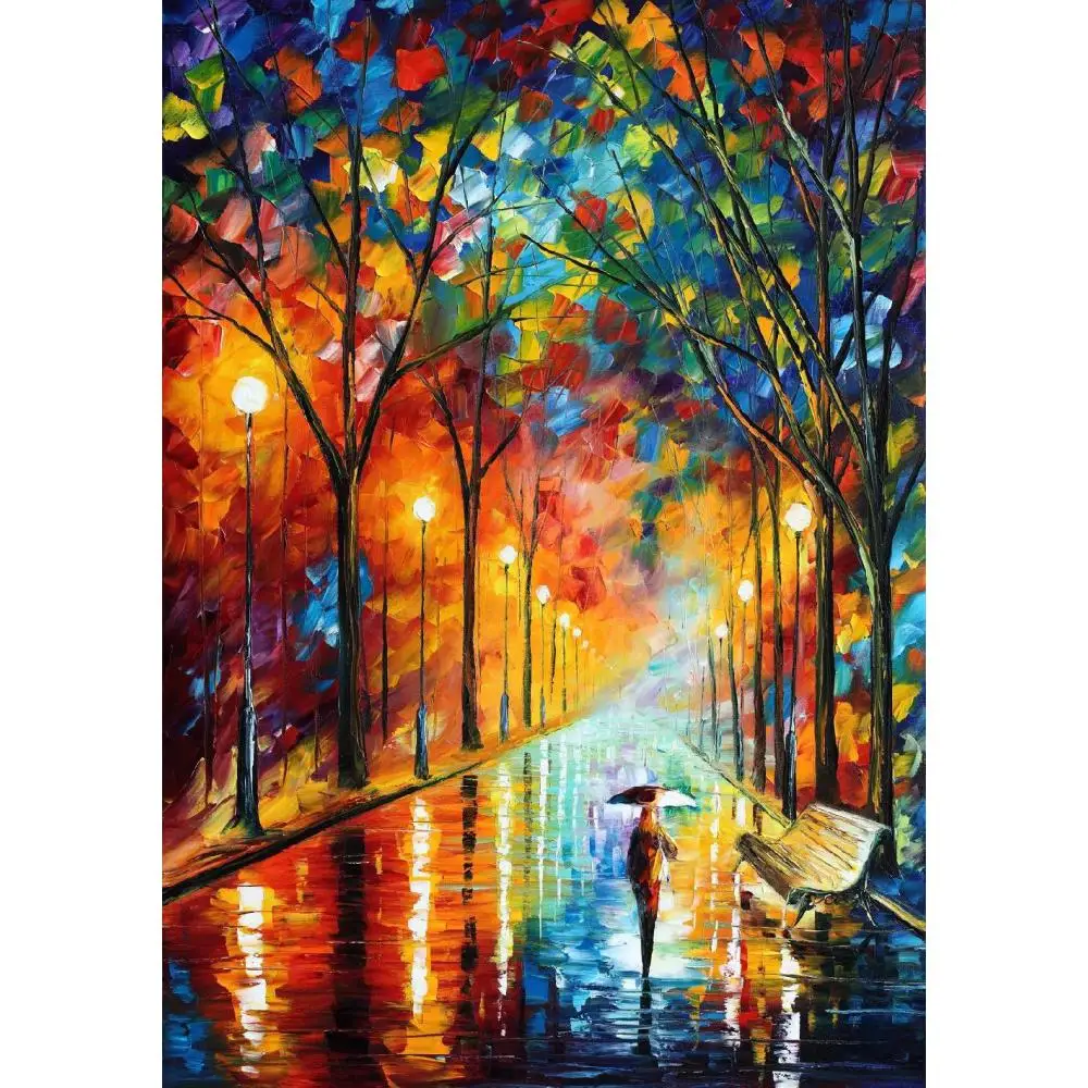 

Contemporary art before the celebration knife oil painting canvas beautiful landscape pictures for wall decor