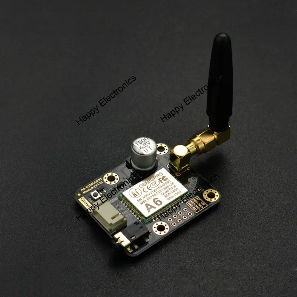 DFRobot Gravity Series UART A6 GSM & GPRS модуль для наружного Интернета вещей совместимый с Arduino +