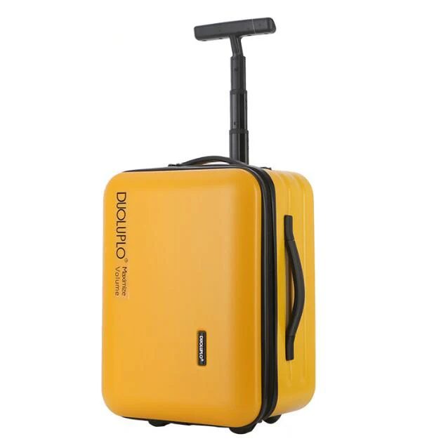 only luggage CARRYLOVE 16 дюймов маленький Дорожный чемодан, набор, сумка на колесиках, abs, ручная сумка для багажа на колесиках - Цвет: only luggage