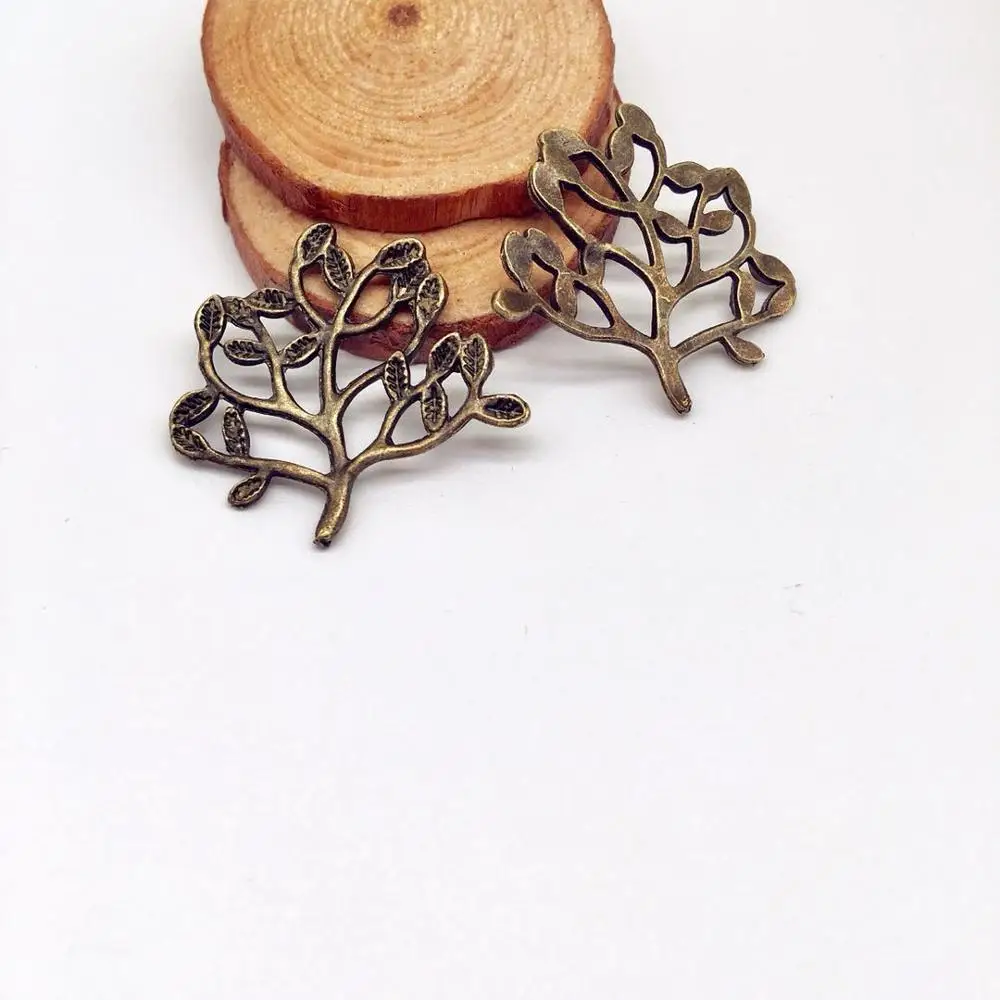 

6 шт. винтажные Подвески в виде ветвей дерева, подходят для самостоятельного изготовления ожерелий, сережек