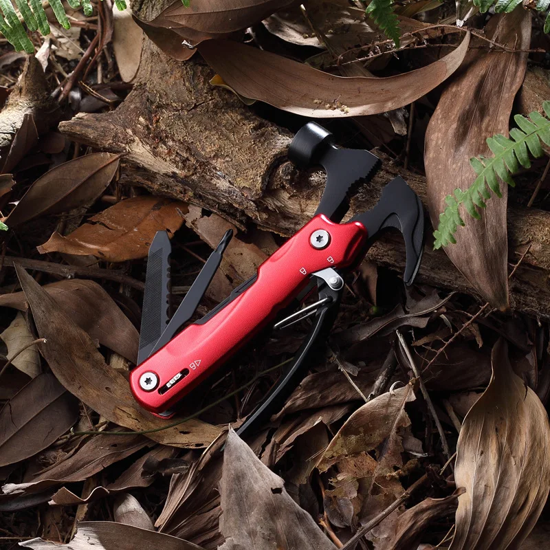 

UNeefull Multi-function Emergency Car Safety Hammer With Wire Cutter, Knife,Saw,Screwdriver, Outdoor Camping Survival EDC Tools