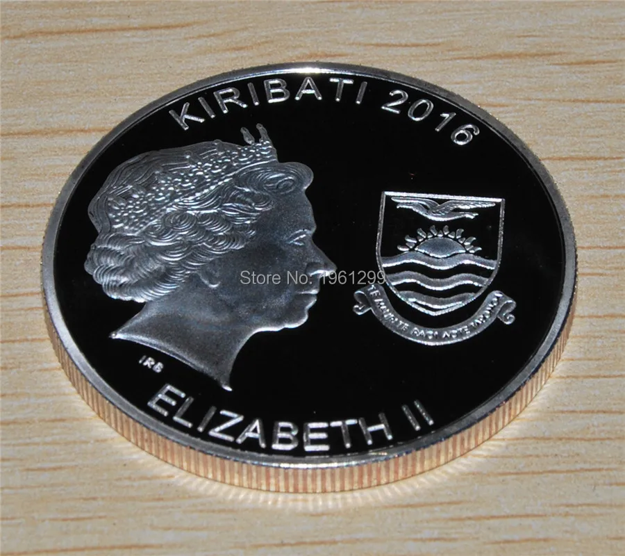 

Free Shipping 7pcs/lot,2016 Kiribati Grim Reaper Silver Coin
