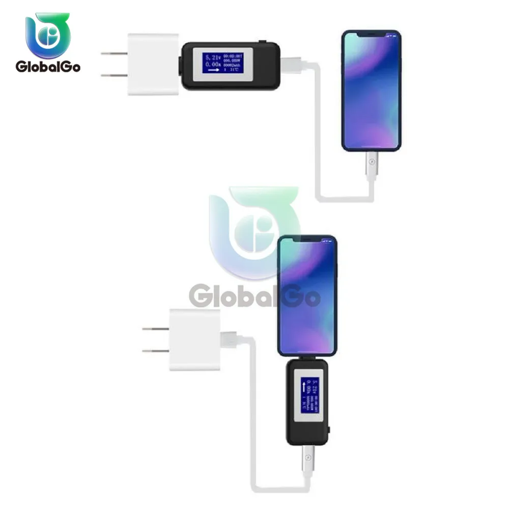 USB тестер многофункциональный цифровой вольтметр постоянного тока с ЖК дисплеем