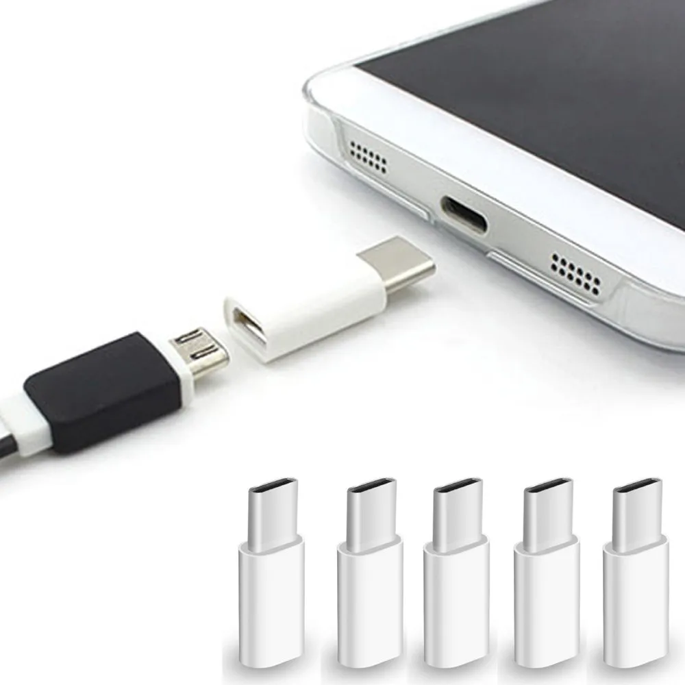5 шт. Malloom 2018 горячий микро USB к 3 1 Type C адаптер для передачи данных разъем типа папа 0