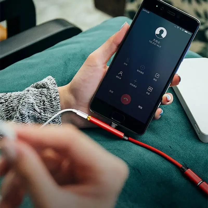 Aux аудио USB C зарядное устройство для Huawei Type к зарядный кабель 2 в 1 90 градусов 3 5 мм