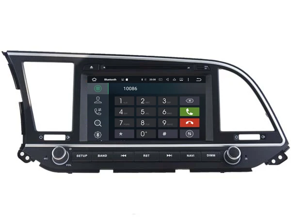 Android 8,0 автомобильный аудио dvd-плеер для HYUNDAI ELANTRA gps мультимедиа головное устройство приемник BT WI-FI