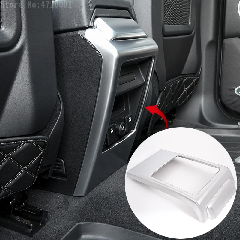 

ABS Chrome Armrest Rear Air Conditioning Outlet Vent Frame Cover Trim For Land Rover Discovery Sport Car Accessories