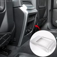 abs chrome armrest rear air conditioning outlet vent frame cover trim for land rover discovery sport car accessories