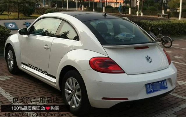 Для Volkswagen Beetle спойлер Высокое качество ABS Материал заднее крыло автомобиля праймер цвет задний спойлер 2012