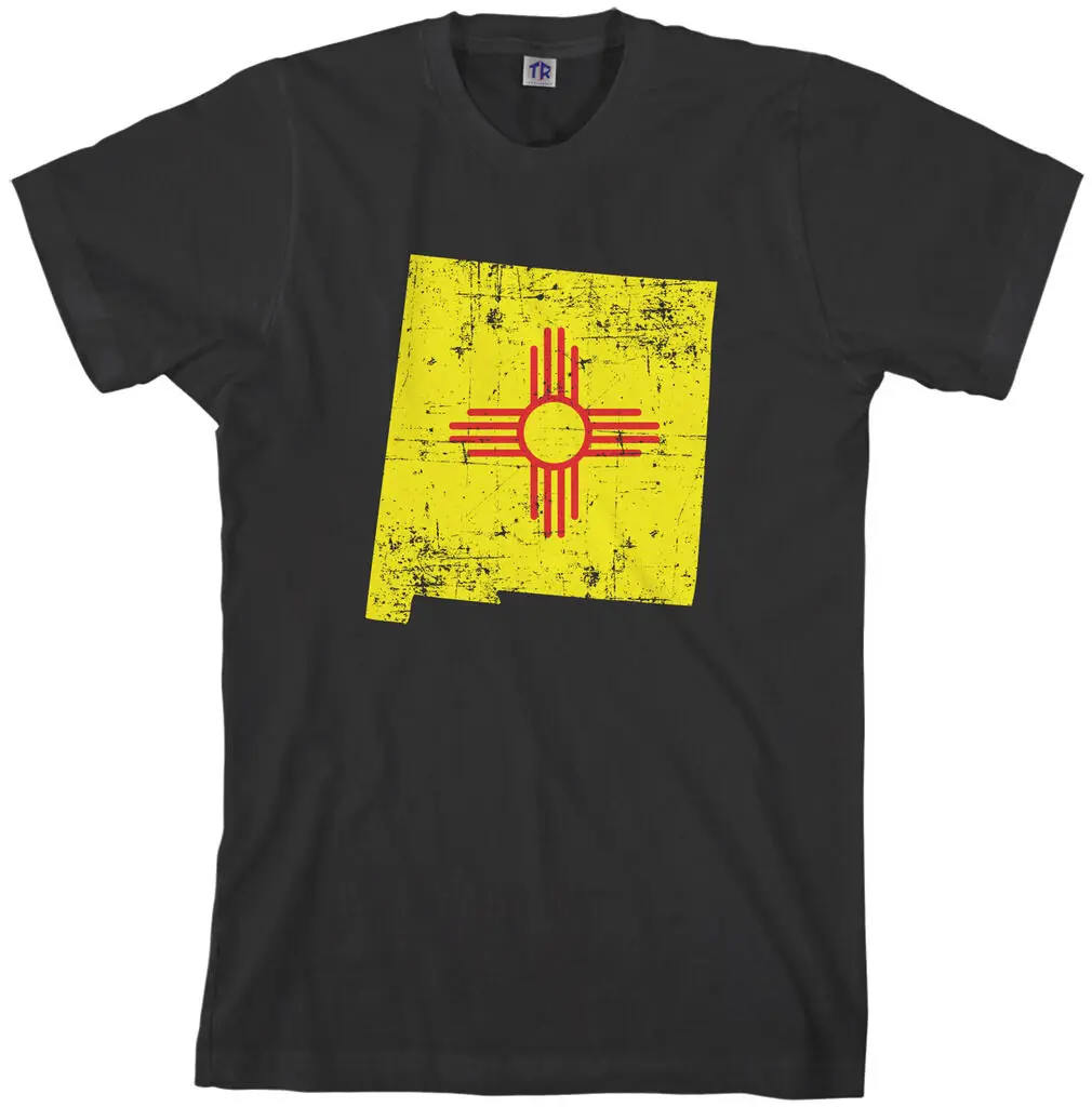 Threadrock Мужская Новая Мексика Флаг Футболка Альбукерке | одежда