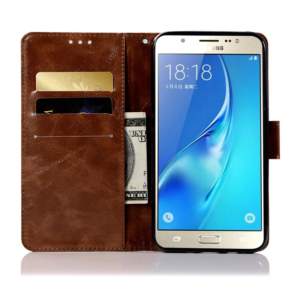 Роскошный чехол из искусственной кожи для телефона Samsung Galaxy J7 SM-J700F (5 5 дюйма)