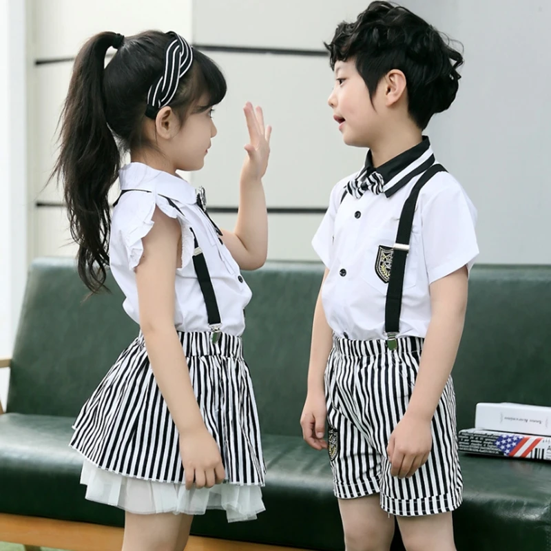 Британский стиль школьная форма 2018 Платья для танцев набор детей Мальчики Танцы