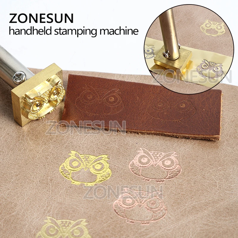 Электрический паяльник ZONESUN 60 Вт для кожи ручной аппарат горячего тиснения