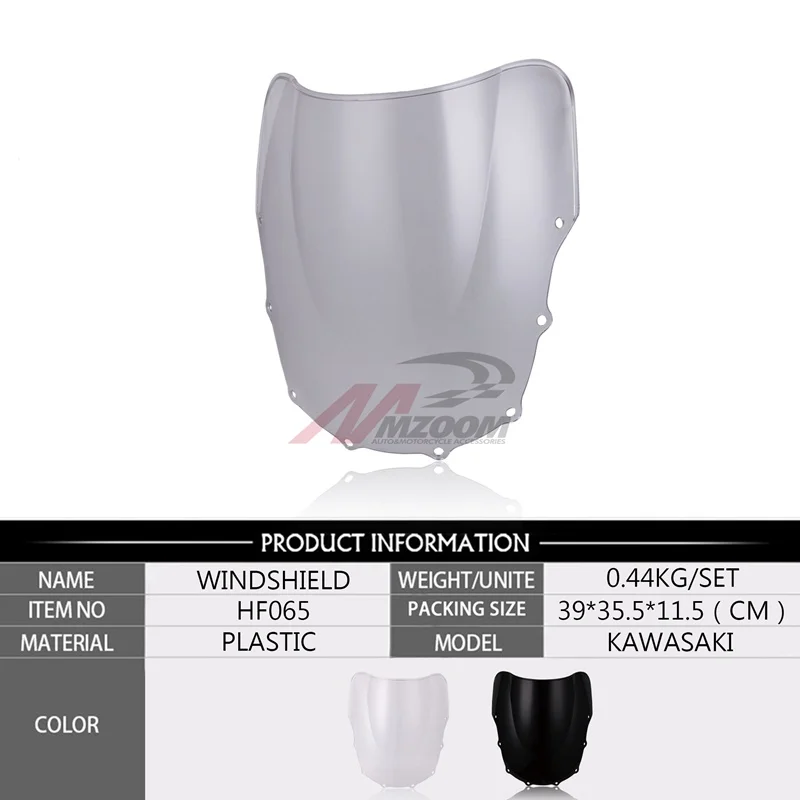Лобовое стекло мотоцикла для Kawasaki ZZR400 ZZR600 ZZR 400 600 93 2007 2000 2001 2002 2003 2004 2005 2006|Козырьки
