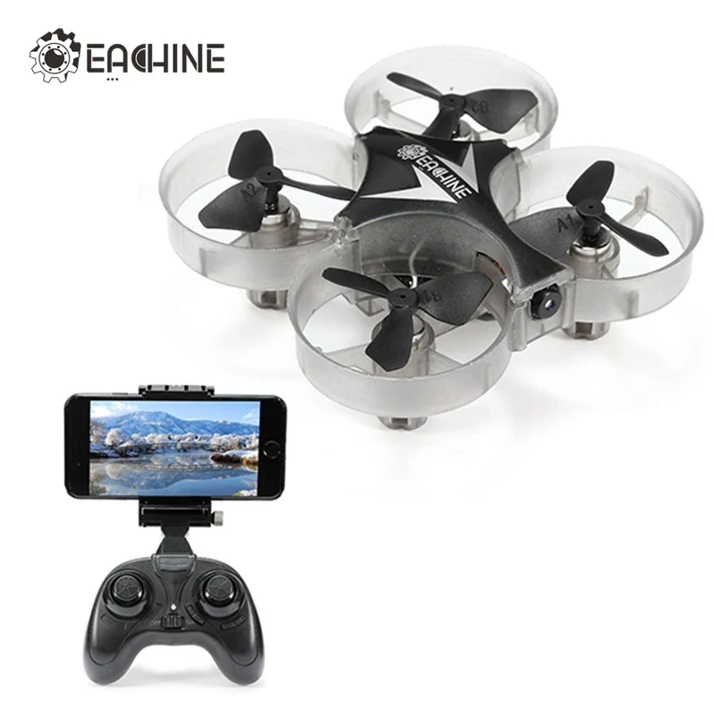 Eachine E012HW Мини WIFI FPV с режимом высоты 2 4G 4CH 6 осевой светодиодный RC Квадрокоптер Дрон