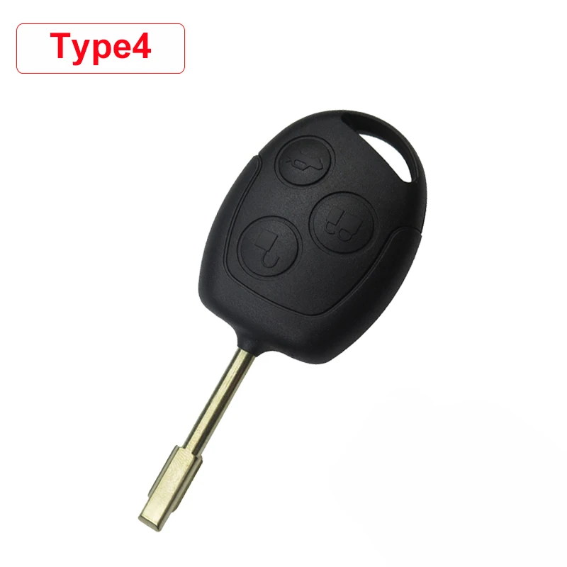 Type4 OkeyTech 3 кнопки микро переключатель Автомобильный ключ оболочка для Ford Mondeo Focus 2 3 Festiva Fiesta Transit пульт дистанционного управления Замена чехол Fob - Цвет: Type4