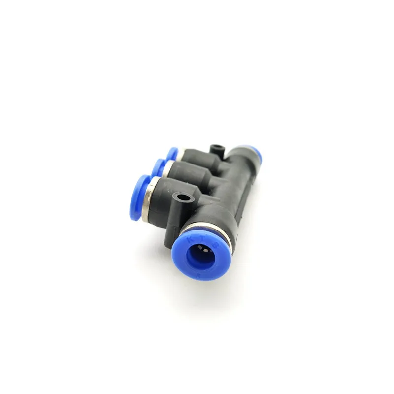 6mm 5 Way Splitter One Touch Push in Connector Pneumatic Union Coupler Black | Обустройство дома