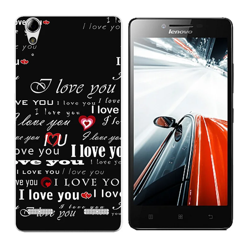 Мягкий ТПУ чехол для телефона Lenovo A6010 Plus &amp A6000 Lemon K3 K30-T Чехол черный с буквенным
