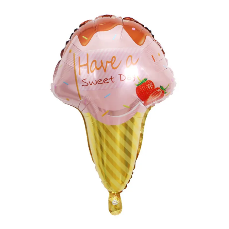 Candy doughnut Ice cream theme helium Foil Balloons baby Birthday wedding party decor supplies kids toy | Дом и сад