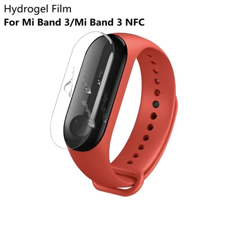 For Mi Band 3 Для Xiaomi Mi Band 4 Защитная мягкая полностью Защитная Гидрогелевая пленка для Mi Band 4 3 Xiaomi Band 4 не закаленное стекло - Цвет: For Mi Band 3
