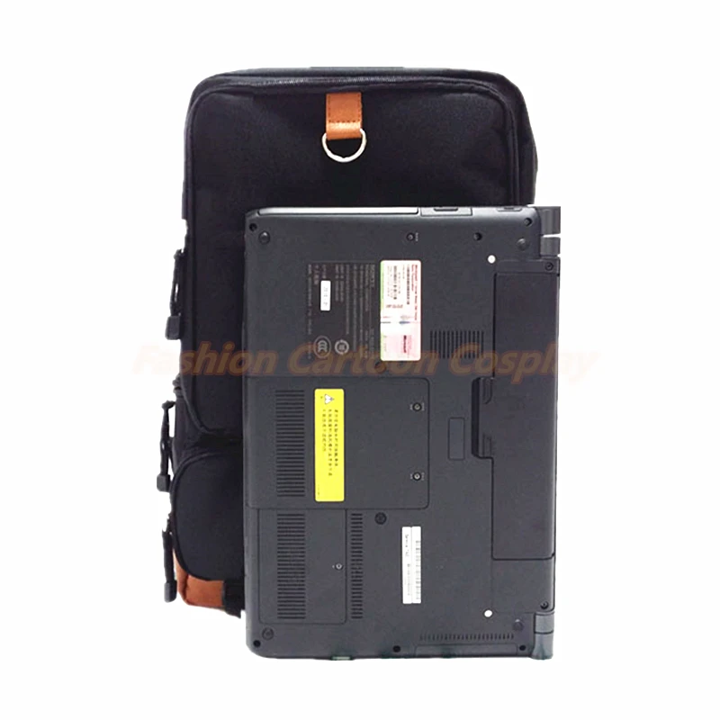 Черный японский аниме школьный рюкзак Kyoushitsu для косплея парусиновая светящаяся