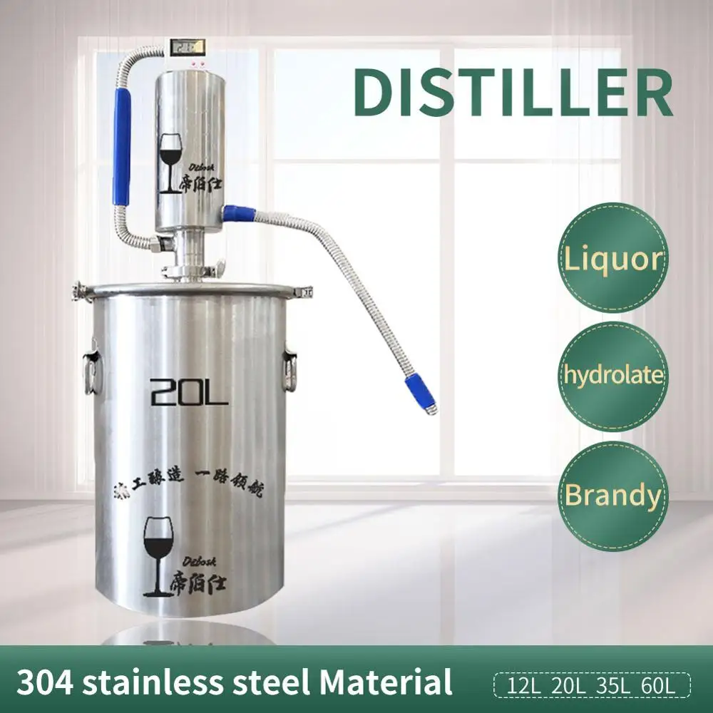 12L/20L/35L/60 Семья небольшой для пивоваренной машины Самогонный аппарат домашнего