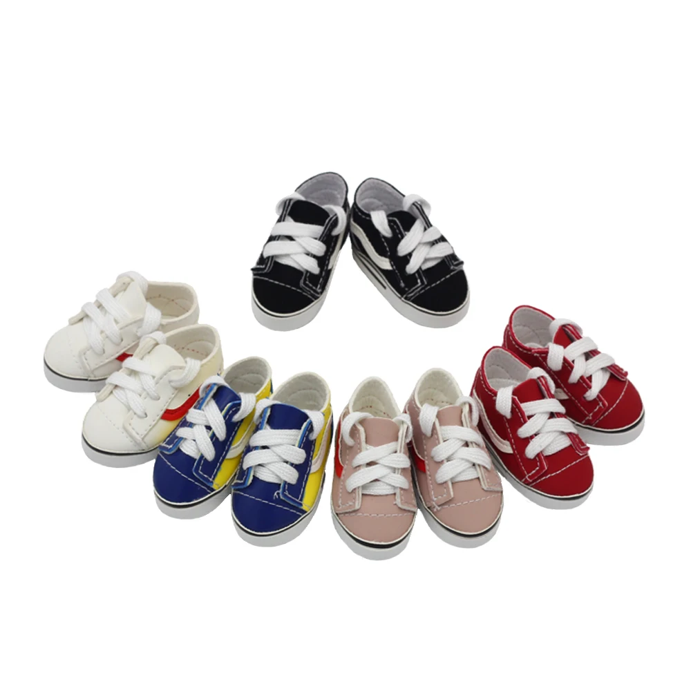 1 пара мини-кукольных туфель для кукол размером 14,5 дюйма, 20 см, EXO dolls sandle, парусиновые кроссовки, 5,5*2,8 см