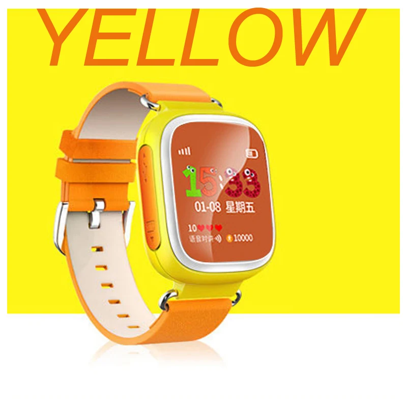Детская Безопасности Смарт часы тип кнопки GPS фунтов GPRS позиционирования SOS 1.44