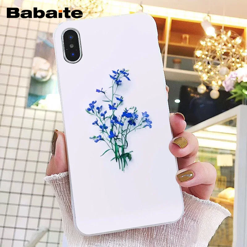 Babaite простой Лавандовые фиолетовые цветы чехол для телефона для iphone 11 Pro 11Pro Max 8 7 6 6S Plus X XS MAX 5 5S SE XR