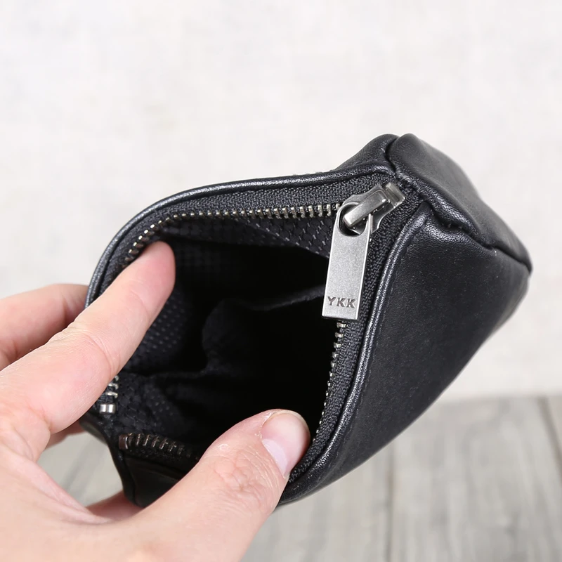 

New Coin Purses Women First Layer Leather Fashion Small Wallets Handmade 100% Soft Cowskin Coin Pouch Credit Card Purse Key Bag