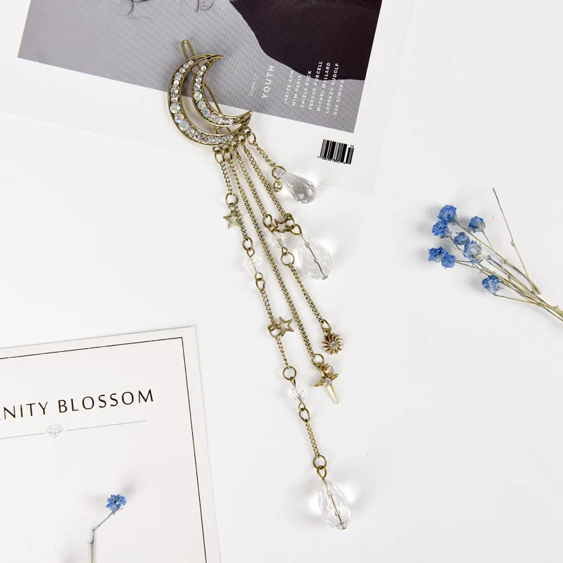 PINKSEE романтическая Милая фотосессия Луна Звезда для женщин Подвеска ювелирные