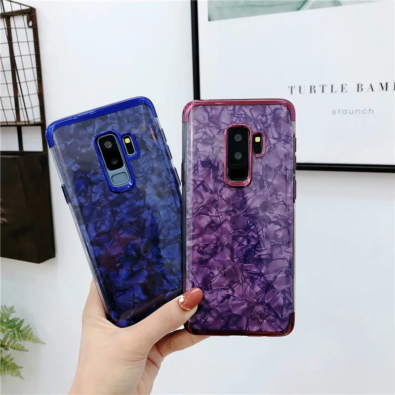 Мрамор чехол на мобильный телефон для samsung Galaxy A6 A5 A7 A8 плюс Bling Мягкий из ТПУ с M10 M20