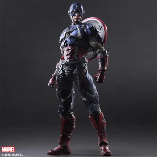 Игровые искусства 27 см Marvel Капитан Америка Супер Герой фигурку игрушки | Игрушки