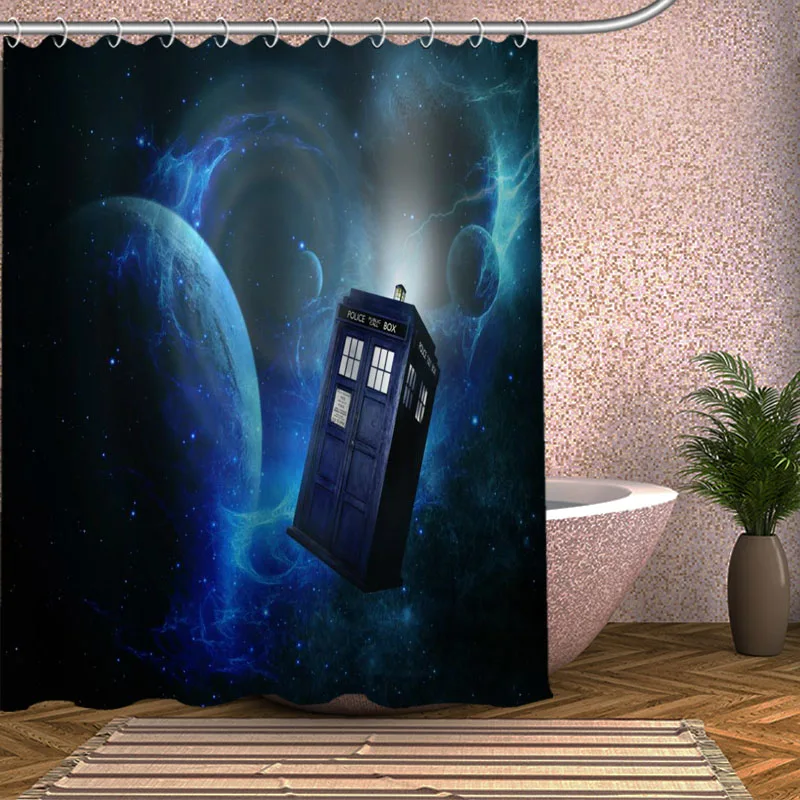 

Занавеска для душа Doctor Who, экологически чистая Современная занавеска для ванной из полиэстера, занавеска для домашнего декора