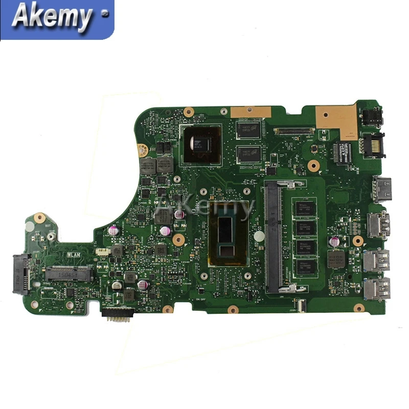 Akemy X555LD материнская плата для ноутбука ASUS X555LD X555LDB X555LA X555LB X555L X555 Тесты оригинальная материнская плата 4G-RAM I7-5500U GT920M