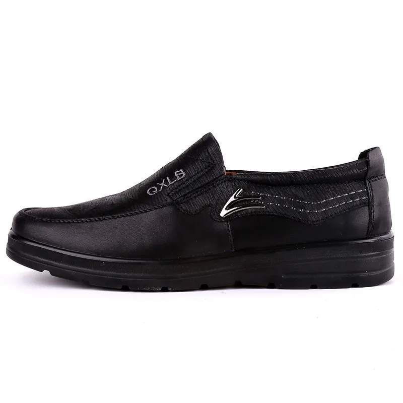 QIYHONG Big Size 38-48 Mens Casual Shoes Sneakers Outdoor Loafers Men Quality Leather PU Flats Moccasins | Обувь