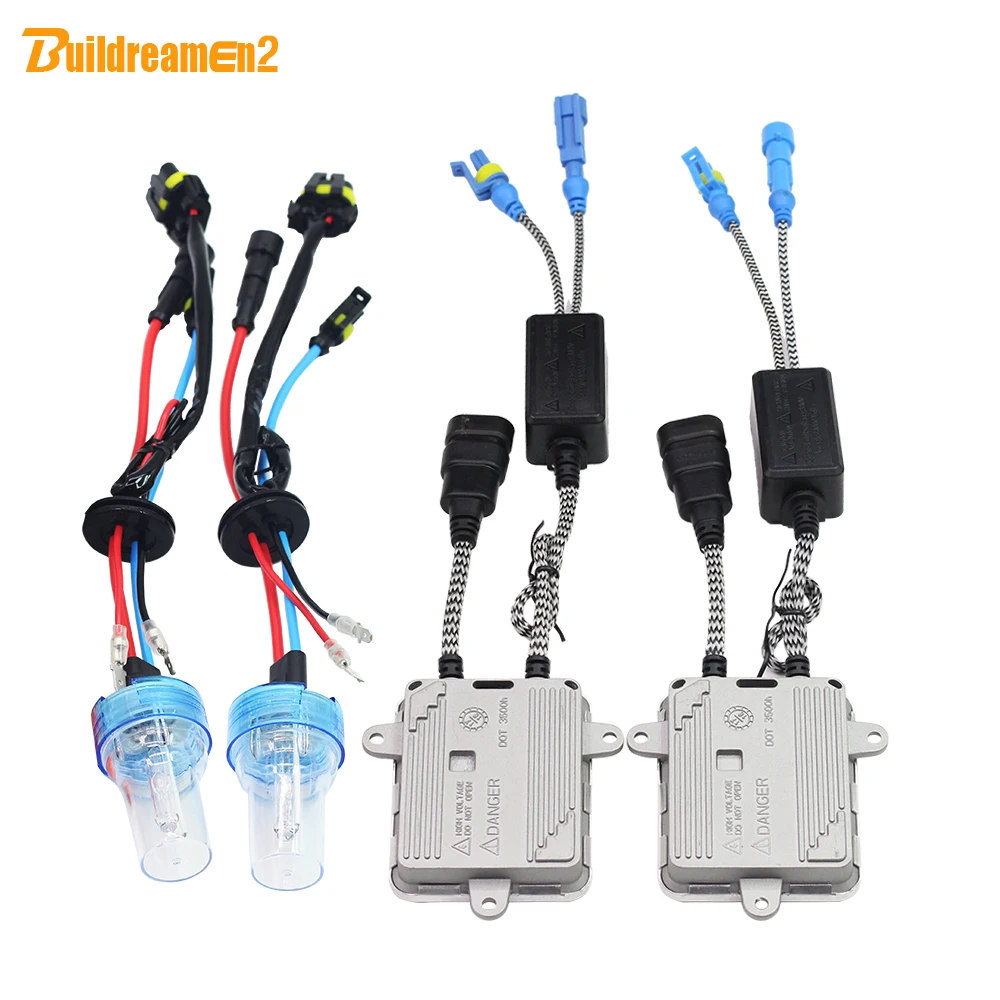 Buildreamen2 55W 881 880 Авто HID Xenon Kit 3000K 4300K 6000K 8000K лампа AC балласт Высокий люмен