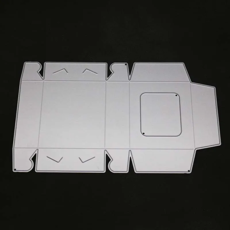 box Подарочная коробка, сумка, металлические штампы для скрапбукинга, трафареты с тиснением, сделай сам, декоративные открытки, изготовление fustelle metalliche, новинка - Цвет: box