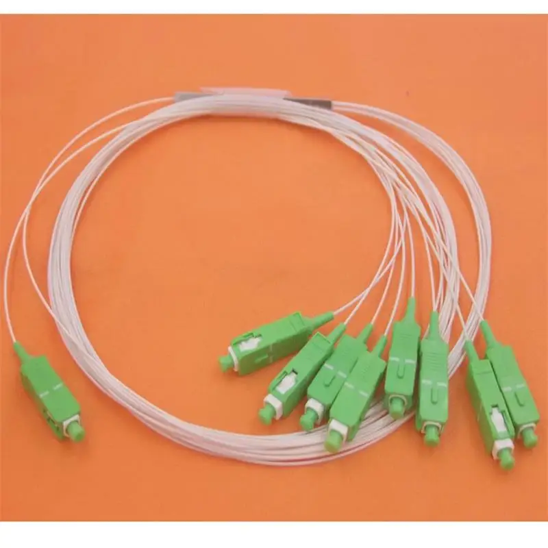 5 шт. 1x8 PLC пассивный волоконно оптический сплиттер 0 9 мм Тип FTTH ПАССИВНЫЙ