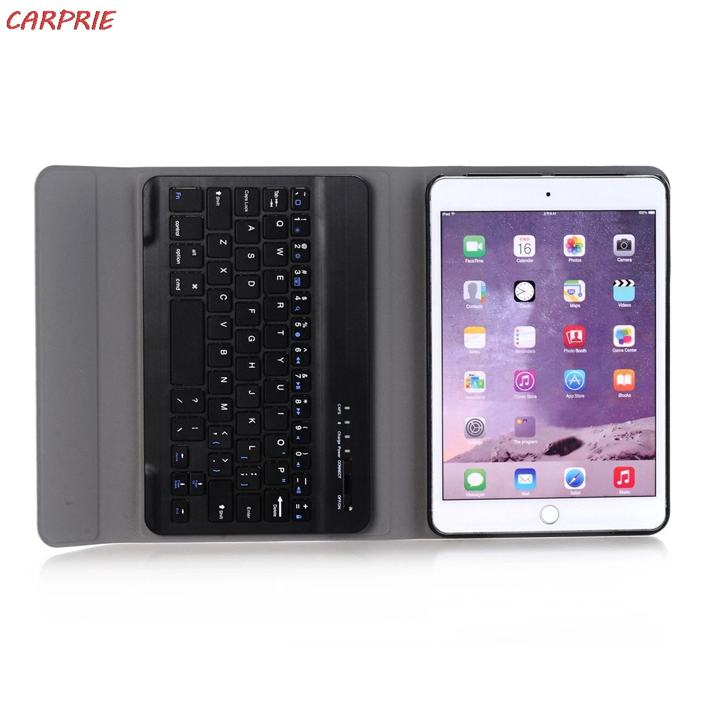 CARPRIE ультратонкий кожаный чехол со съемной Bluetooth клавиатурой для Ipad mini 1 2 3 2019