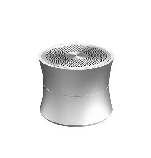 Bluetooth звуковая колонка динамик беспроводной портативный динамик открытый компьютер портативный динамик Soundbar, сабвуфер с радио - Цвет: Silver