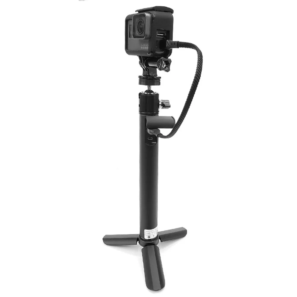 TUYU 2 в 1 ручной 5200 мАч Аккумулятор для камеры селфи палка для DJI OSMO Action GoPro Hero7 6 5 4 sj8 Аксессуары для мобильных телефонов