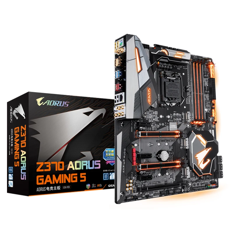Для Gigabyte GA Z370 AORUS Gaming WIFI игровая лампочка LGA1151 DDR4 поддержка i3 8100 i5 8500 I7