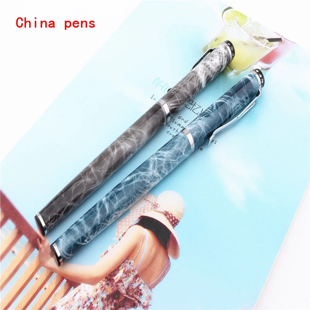 JINHAO 301 инкрустированный алмазами шляпа Канцтовары офисный школьный принадлежности financy tip чрезвычайно тонкие Перьевые Ручки Новинка