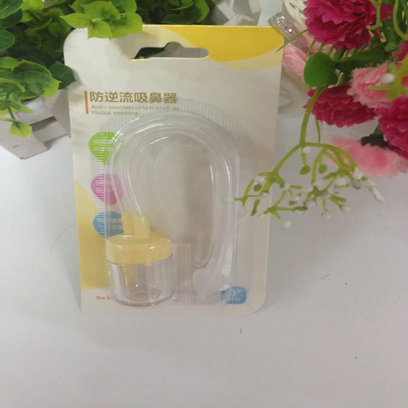 1 Pcs Infant Safe Nose Cleaner Vacuum Suction Nasal Mucus Runny Aspirator High Quality Hot Baby Kids Healthy Care Convenient