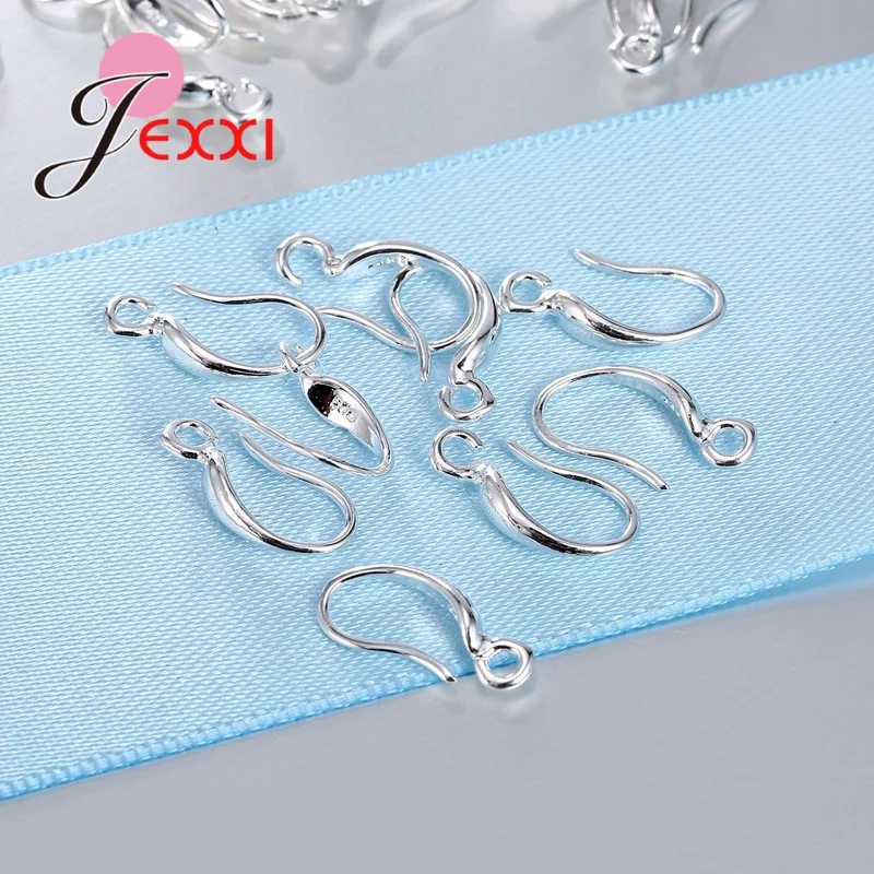 Крючки для сережек из серебра 100 пробы шт./лот 925 шт.|jewelry components|silver earring hookdiy jewelry