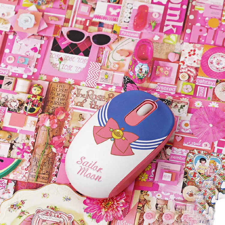 sailor moon Sailor Senshi Wireless gaming mouse Mercury Jupiter Venus mars USB costume props